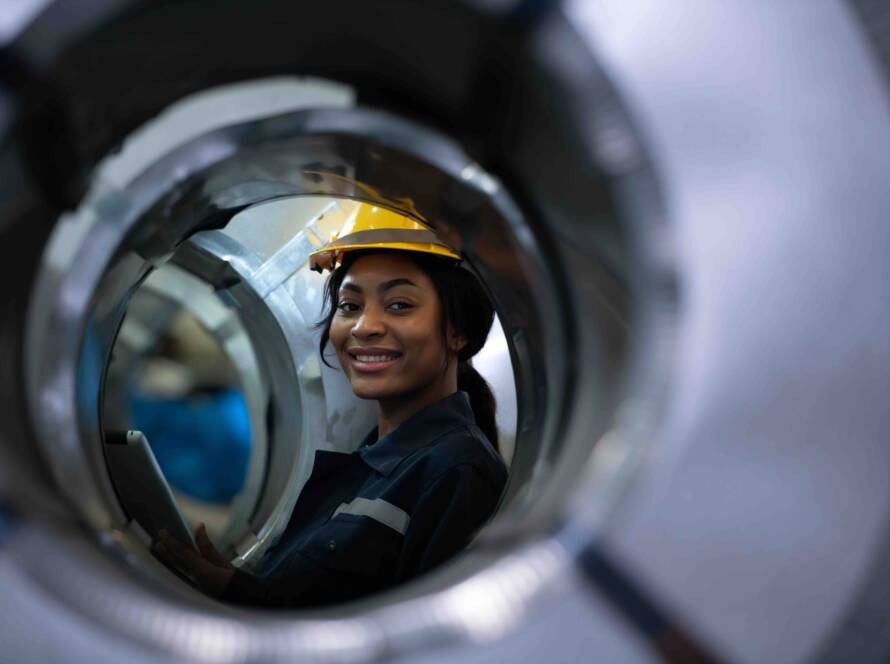 heavy equipment female engineer