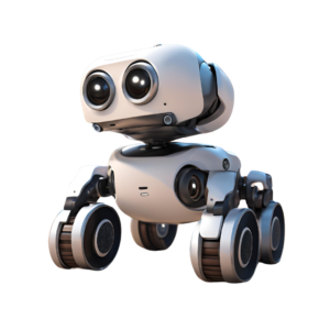 cute space rover robot