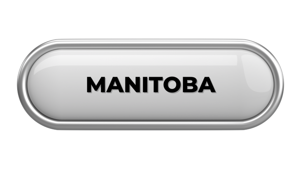 silver button says Manitoba