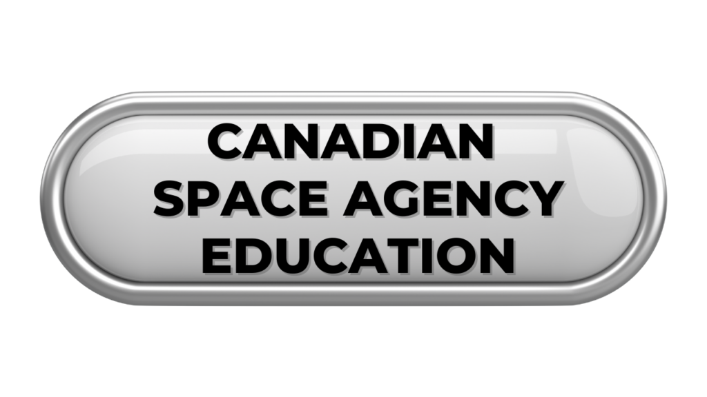 Silver button Canadian Space Agency Education