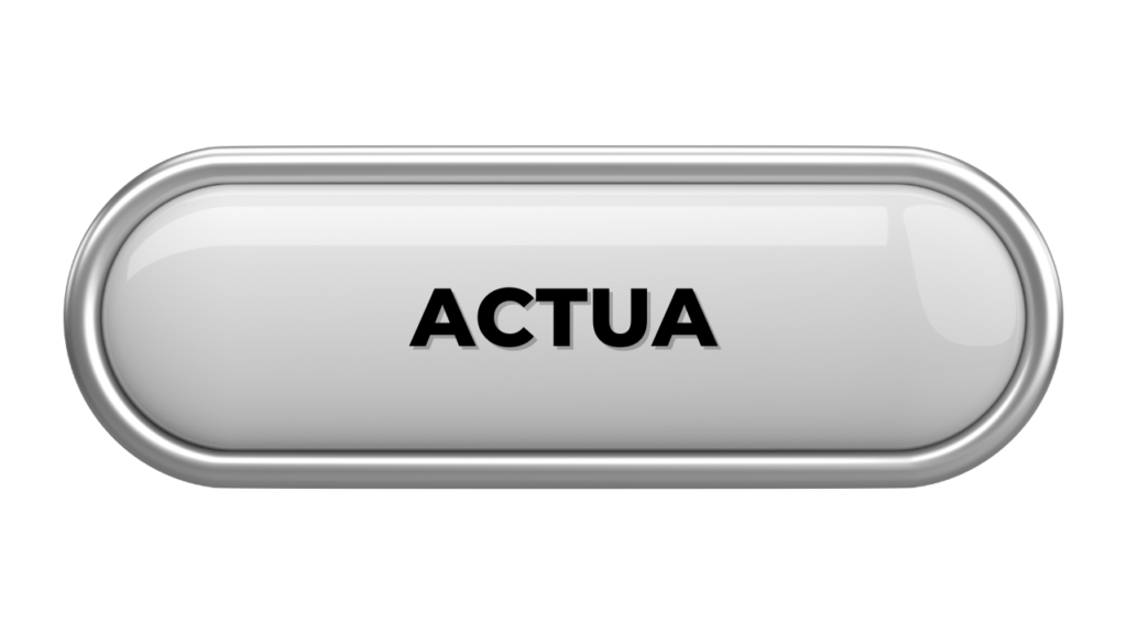 Silver button that says Actua