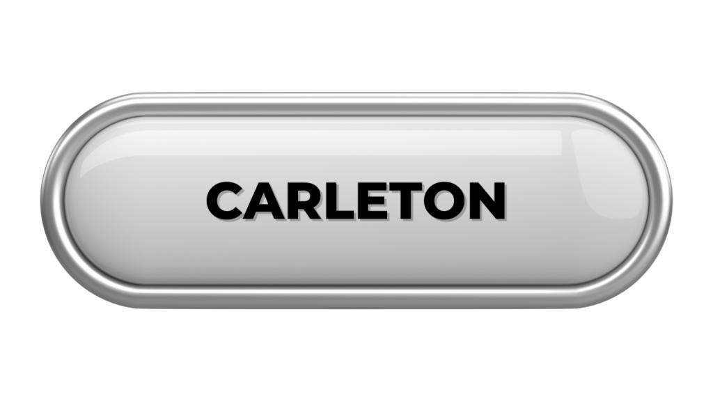 silver button says Carleton